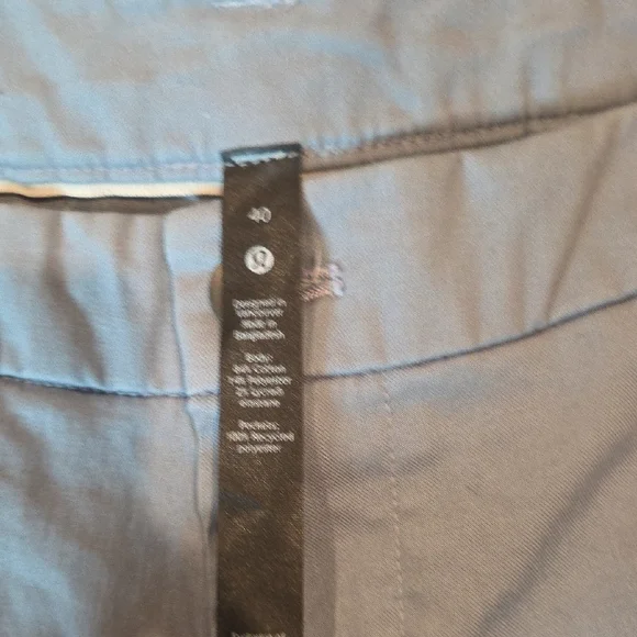 Lululemon Athletica Light Gray Flat Front Shorts - Picture 4 of 6